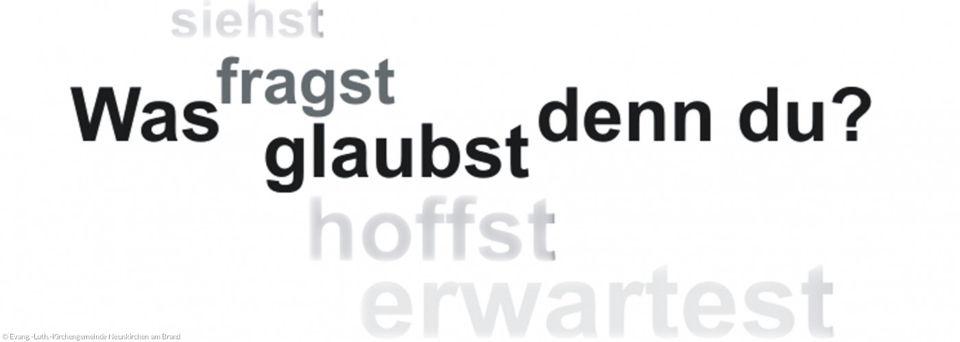 Banner Was glaubst denn du