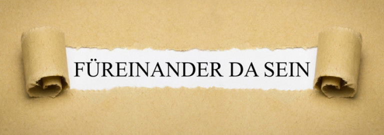 Füreiander da sein
